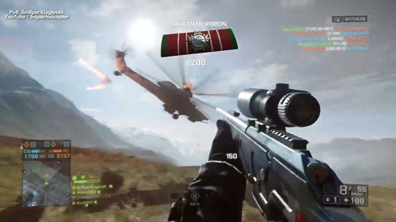 Battlefield 4: Sniper vs Pilots:)