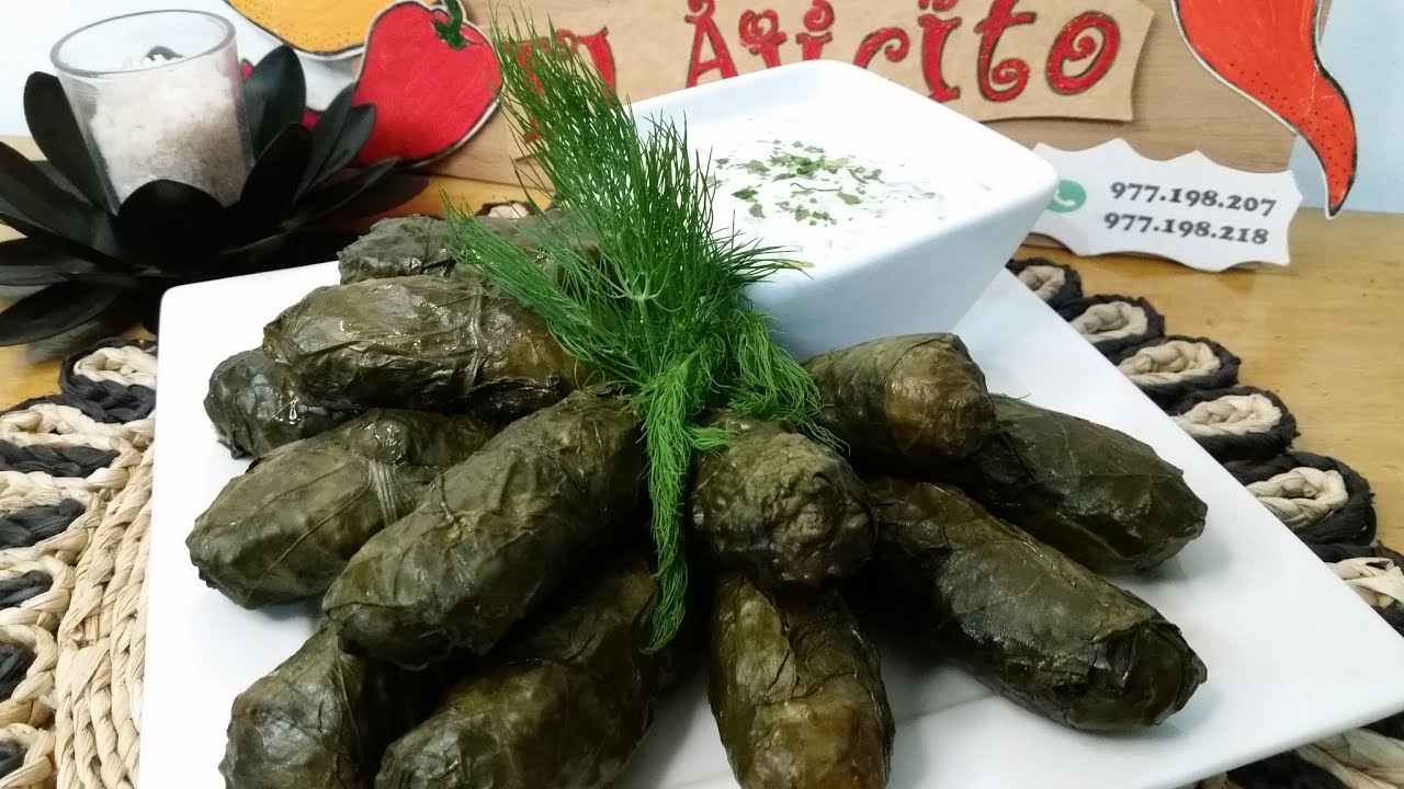 Dolmas en hoja de acelga estilo TURCO & dip de yogurt griego |Stuffed chard leaves dolmas #elajicito