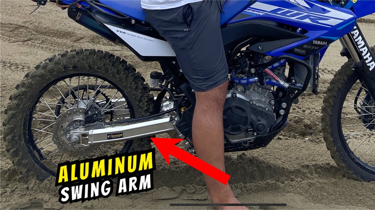 YAMAHA WR155R BEACH RIDE USING ALUMINUM SWING ARM