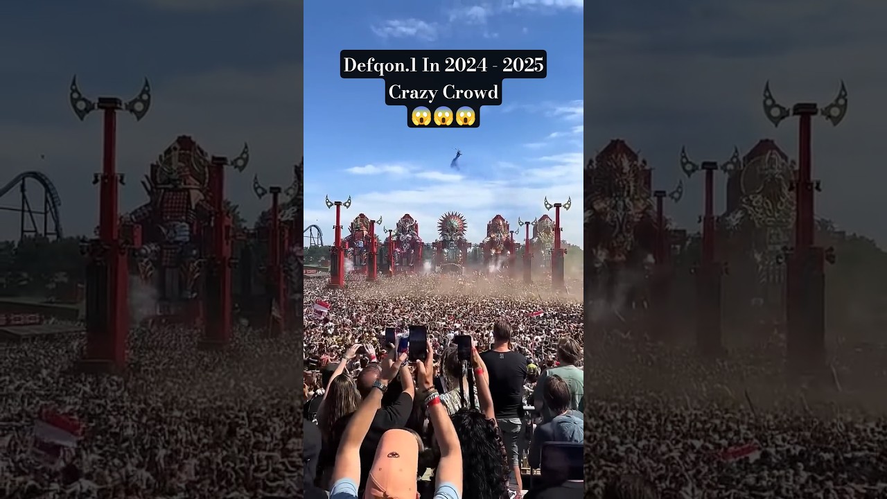 Defqon.1 In #2024 - #2025 Amazing Crowd 😱💥 #defqon1 #hardstyle #electronicmusic #edm #rave #dj