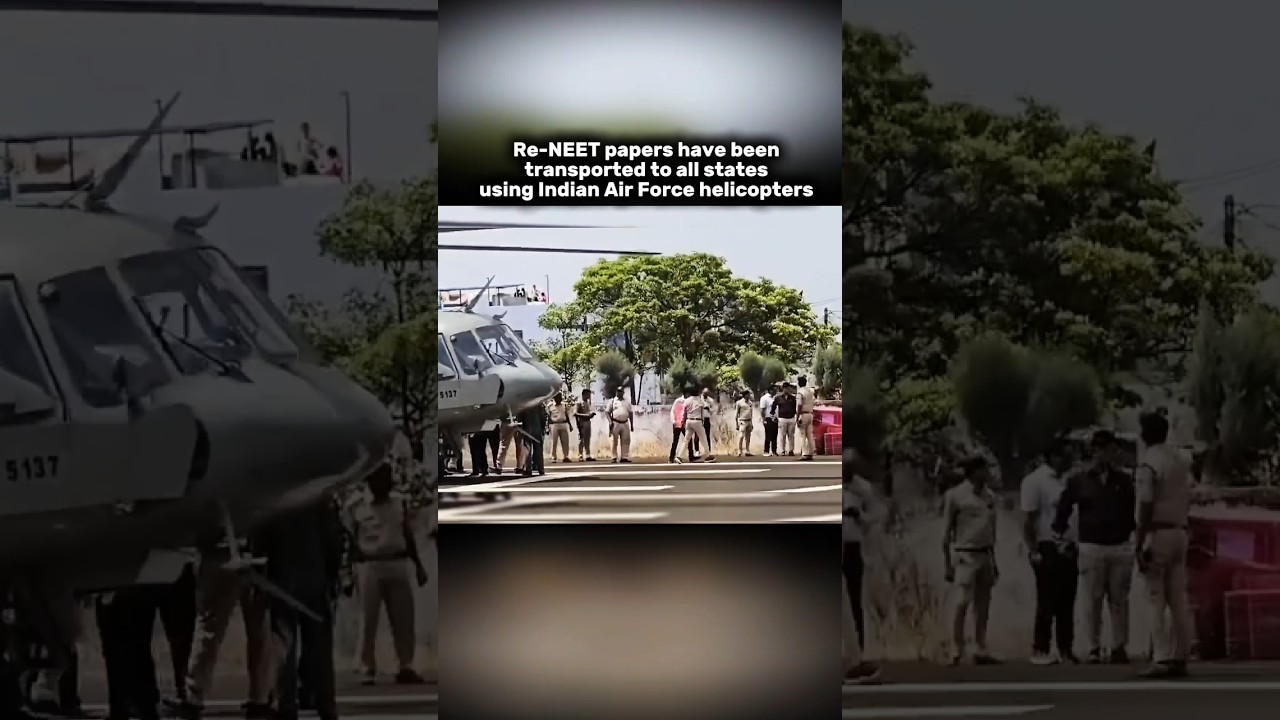 Re-NEET papers have transported to states using Indian Air Force || #shorts #military #viralshorts
