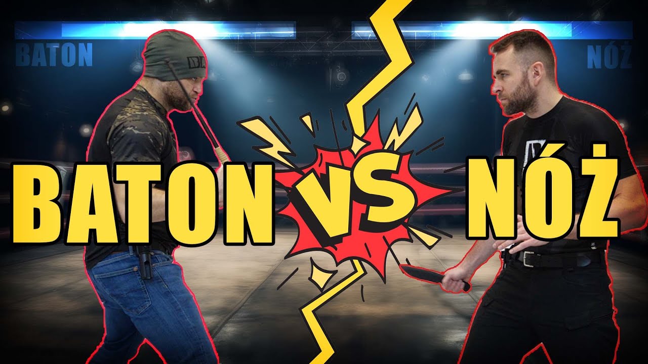 BATON VS NÓŻ [techniki, ćwiczenia]