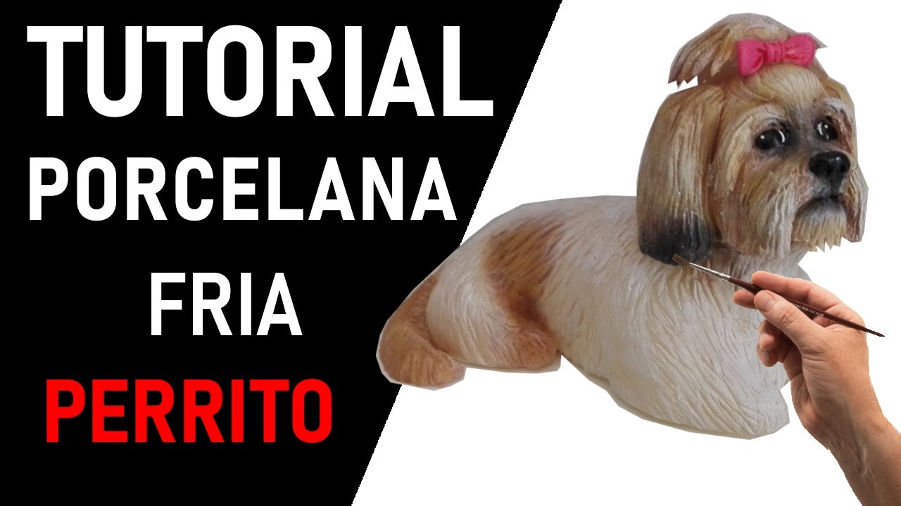 💖 Como Hacer Figura de un PERRO o mascota | PORCELANA FRIA | Pasta Flexible.Tutorial aprende modelar