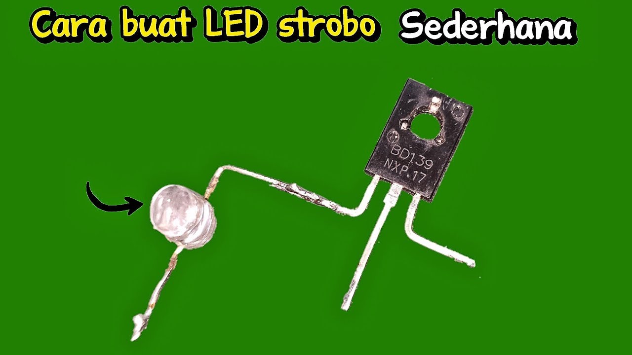 Cara membuat lampu led strobo
