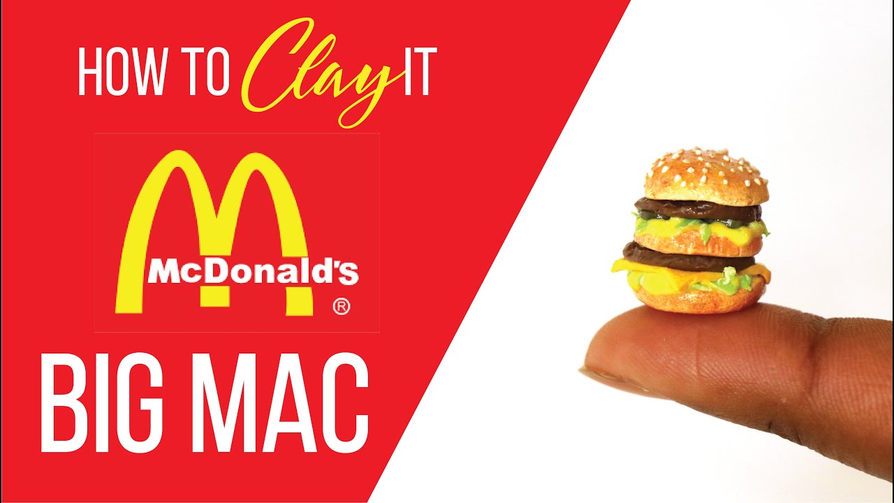 How To Clay It | Polymer Clay McDonald's Big Mac