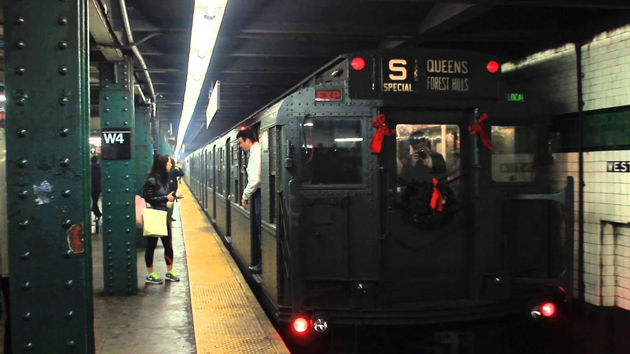IND Nostalgia Subway: R1/9 (M) Train at West 4th Street