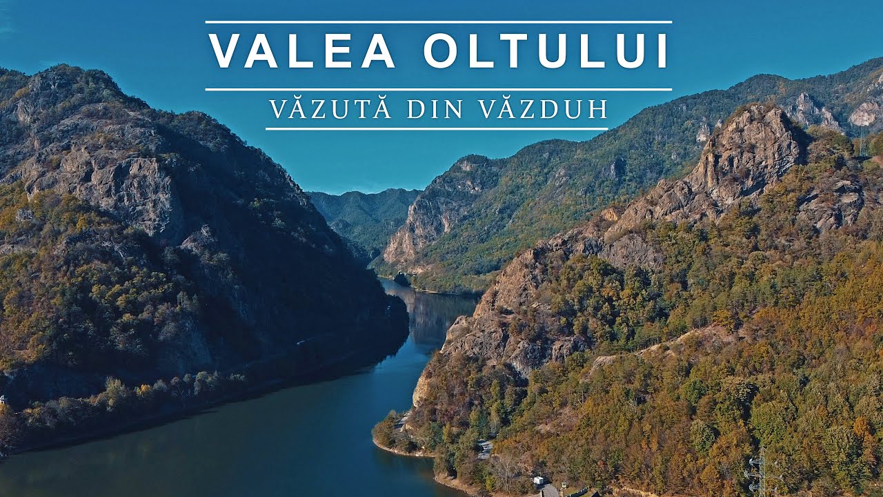 Valea Oltului - filmare aeriana