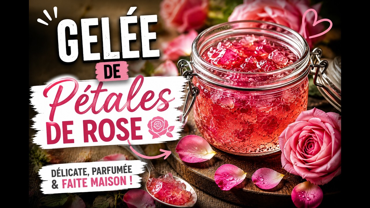 Gelée de pétales de rose