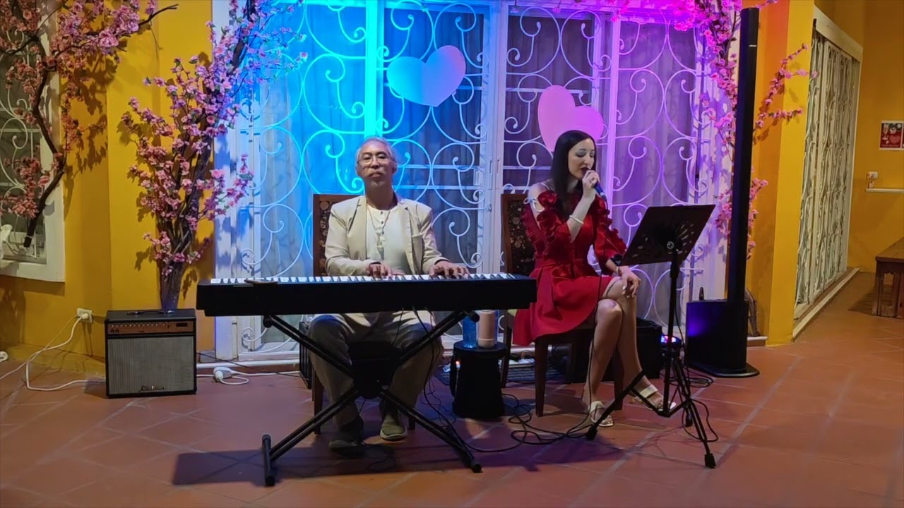 Ton & I Wonderful tonight #chiangmai #weddingband #eventband #livemusic #cover #singer #thailand