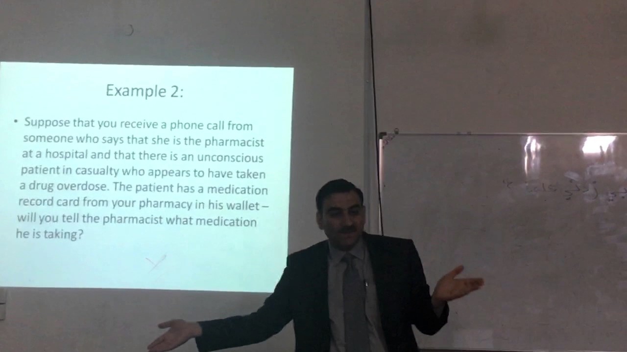 Common Ethical Considerations in  Pharmaceutical Care Practice Dr.Ehab Mudher