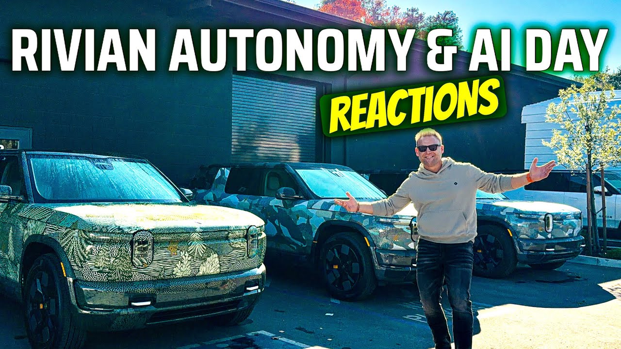Компания Rivian нас шокировала! Я запечатлел реакцию на мероприятии Autonomy & AI Day!