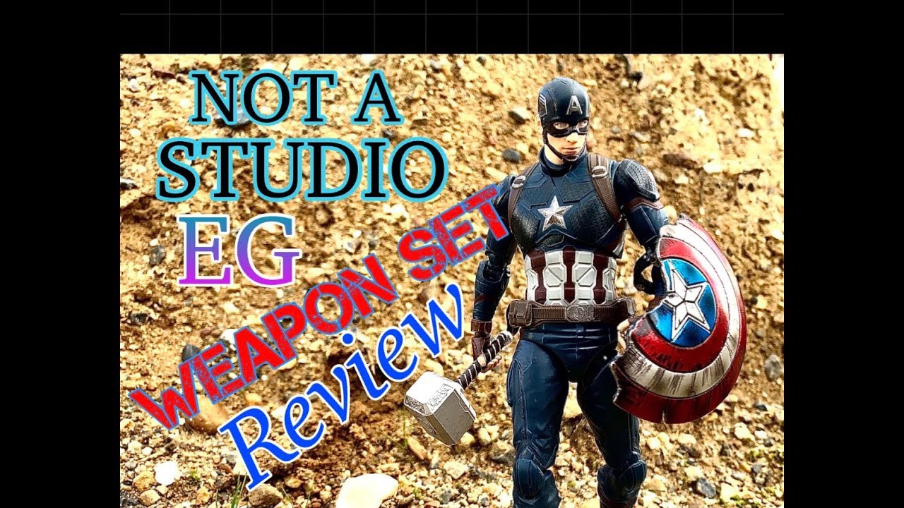 【NOT A STUDIO】SHF対応‼︎ キャプテンアメリカ アベンジャーズ/エンドゲーム風 ウェポンセット Review‼︎