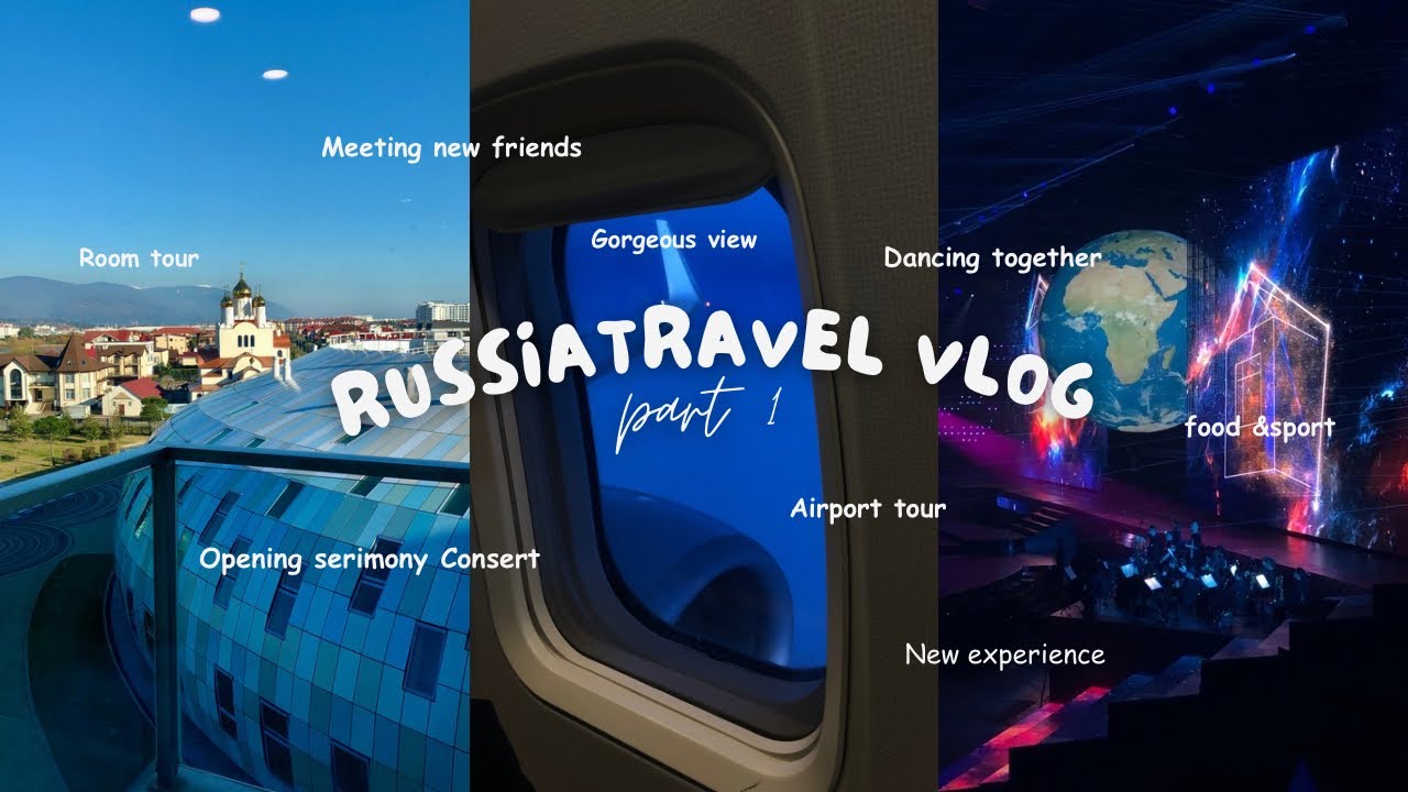 فلوف سفرة روسيا 🇷🇺✨Russia vlog / travel diaries part 1