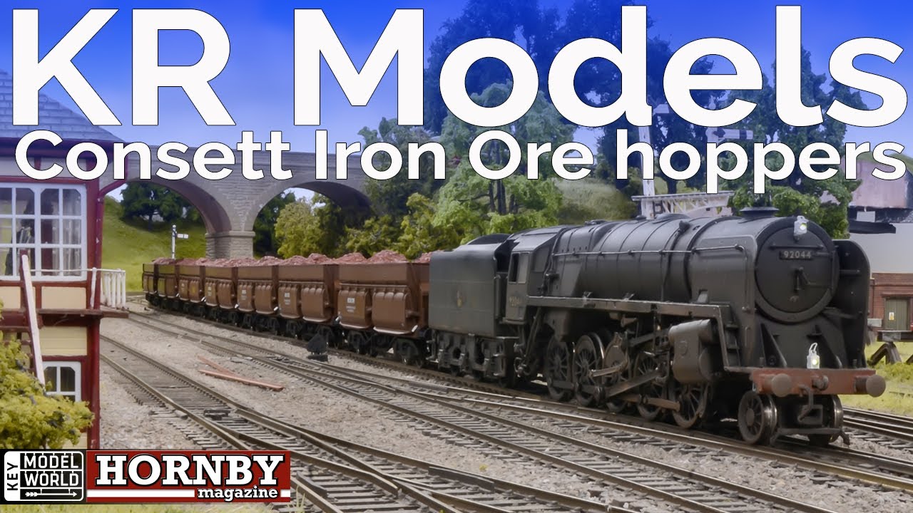 HM180: KR Models Consett Iron Ore hoppers for OO gauge
