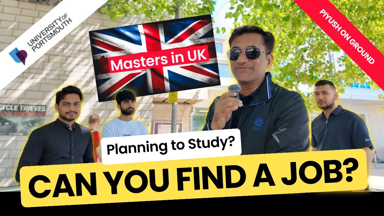 Indian Students in Portsmouth Reveal UK Job Truths! 🇬🇧 & Life Abroad (Not London)