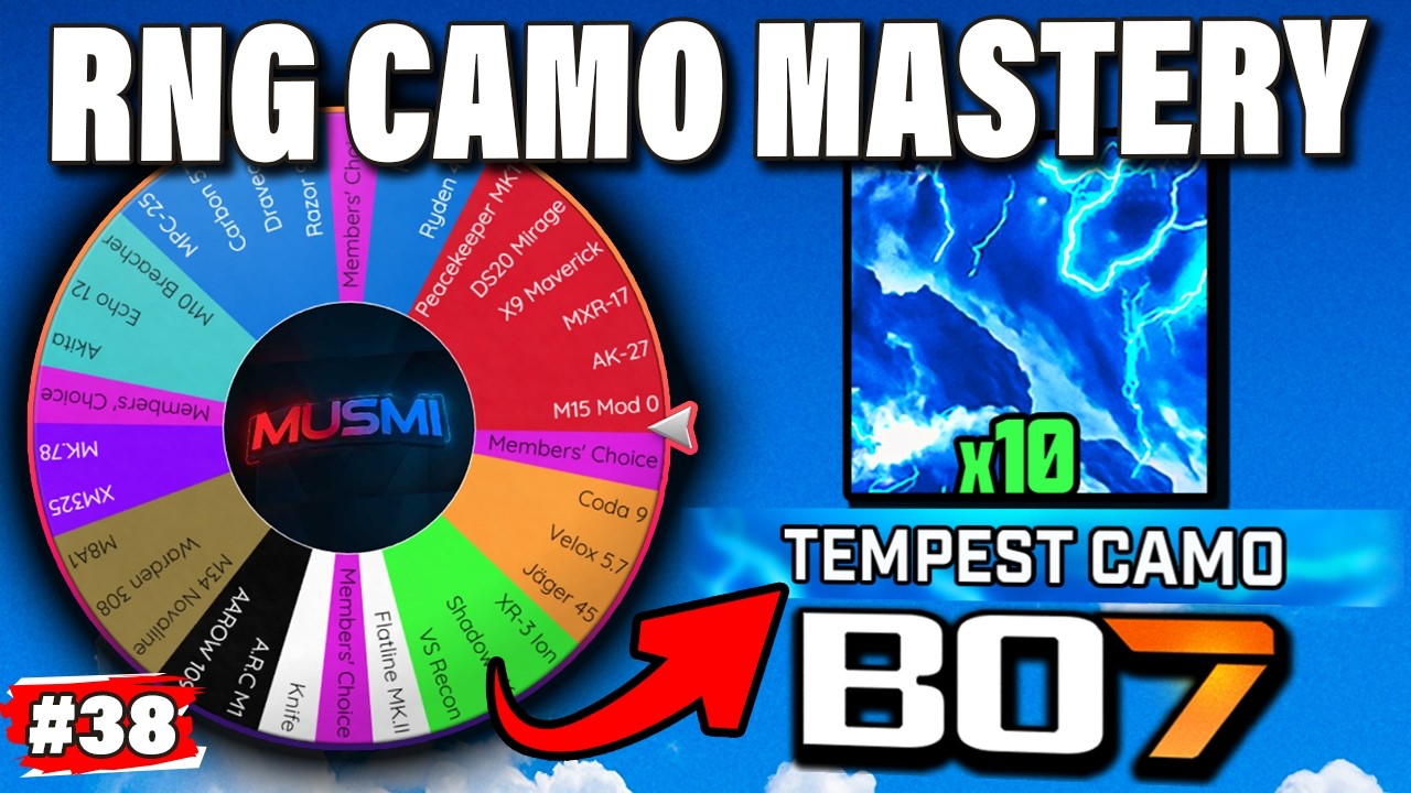 Unlocking Tempest Camo in BO7, but an RNG Wheel Decides EVERYTHING!