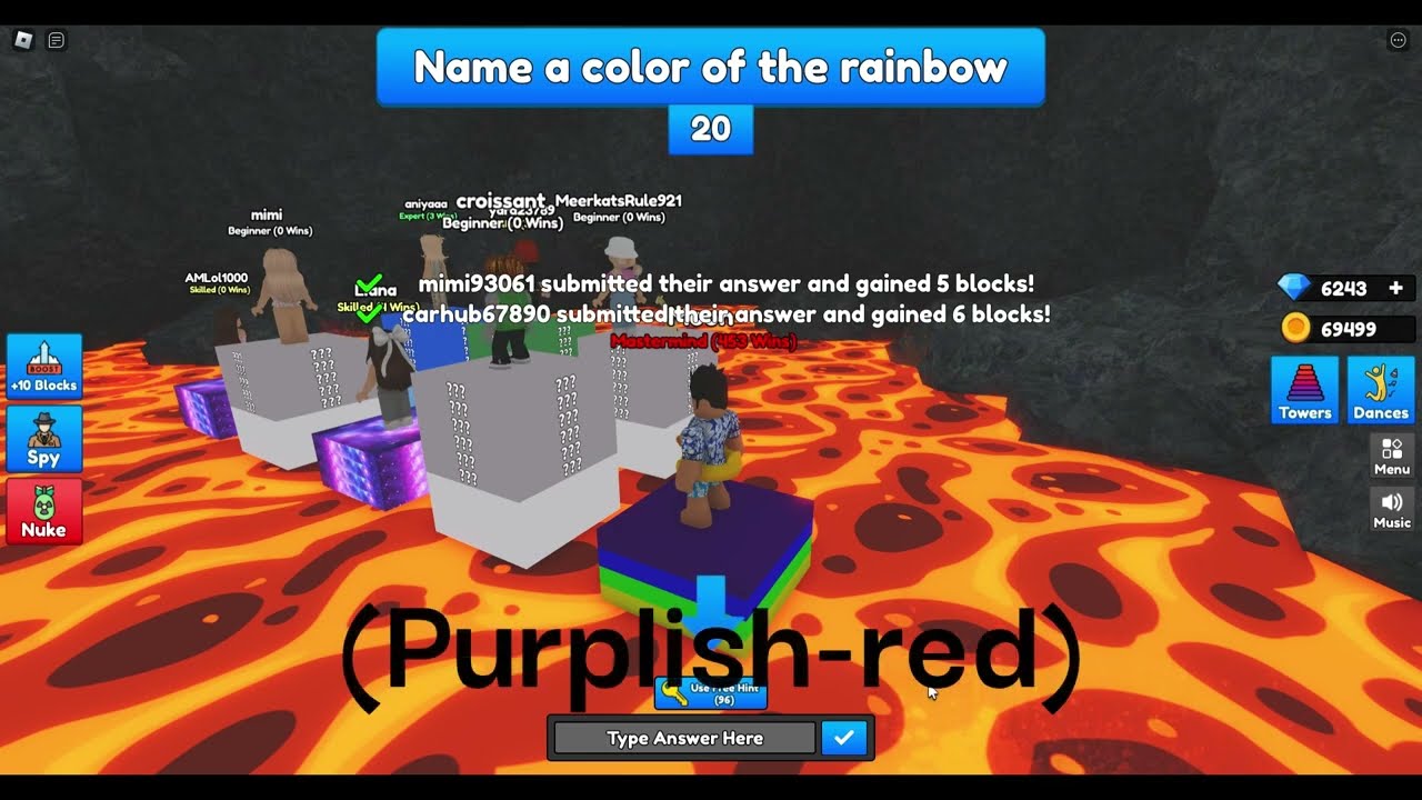 Roblox Type or Die - Two Rounds (Longest Answers - Part Five)