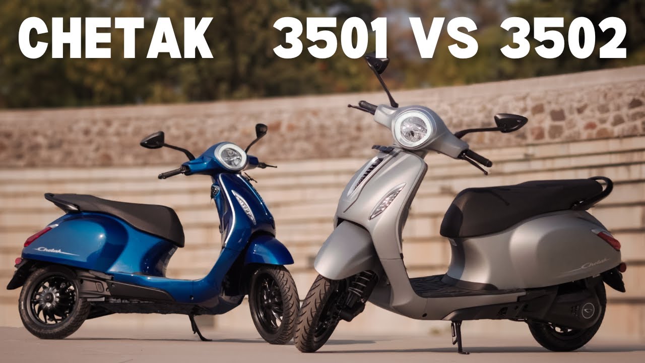 Bajaj Chetak 3501 vs  3502 | comparison