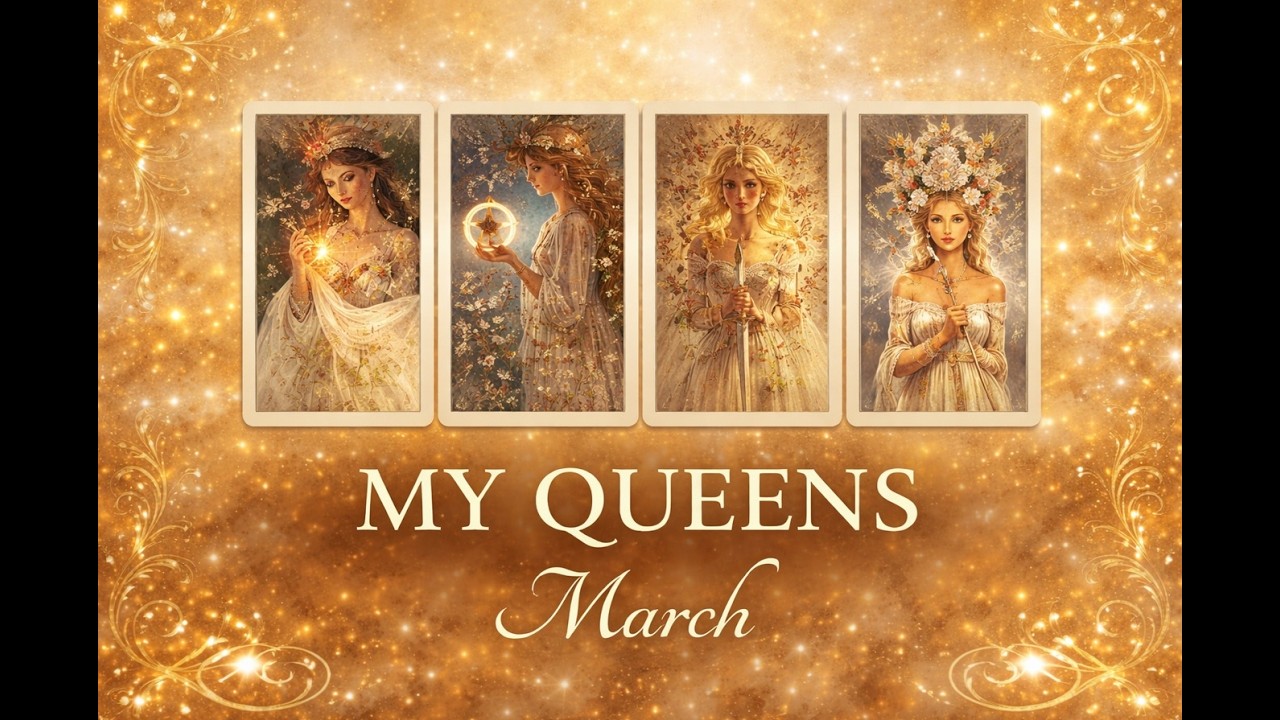 Tarot Spread “4 Queens” — March Energy Forecast | What to Expect This Month