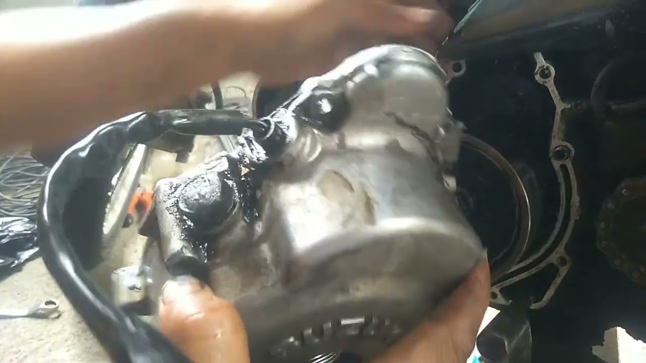 Cara/Tutorial memasang rantai keteng motor smash