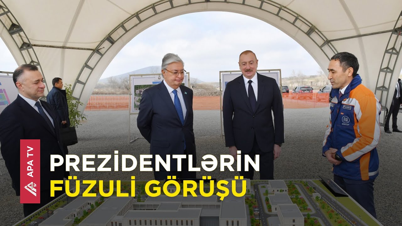 Qazaxıstan Prezidenti Kasım-Jomart Tokayev Füzuli rayonunda olub – APA TV