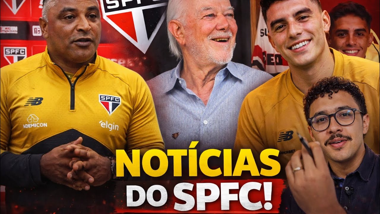 SALÁRIO DA COMISSÃO DE ROGER MACHADO + ENZO DÍAZ DE VOLTA! BONS BASTIDORES DO SÃO PAULO AGORA 
