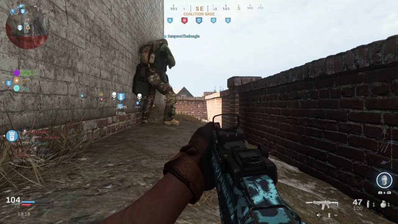 CoD MW1 PS4 Stream