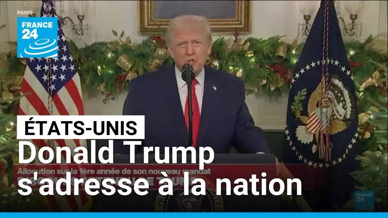 Donald Trump s'adresse à la nation, retrouvez son discours • FRANCE 24