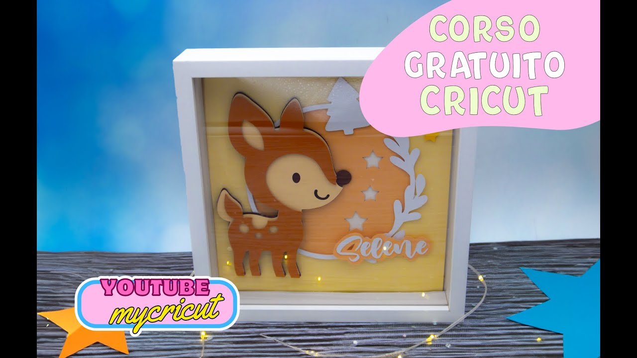 Shadow Box: primo progetto con Cricut Maker. Con file Gratuito su Cricut Design Space