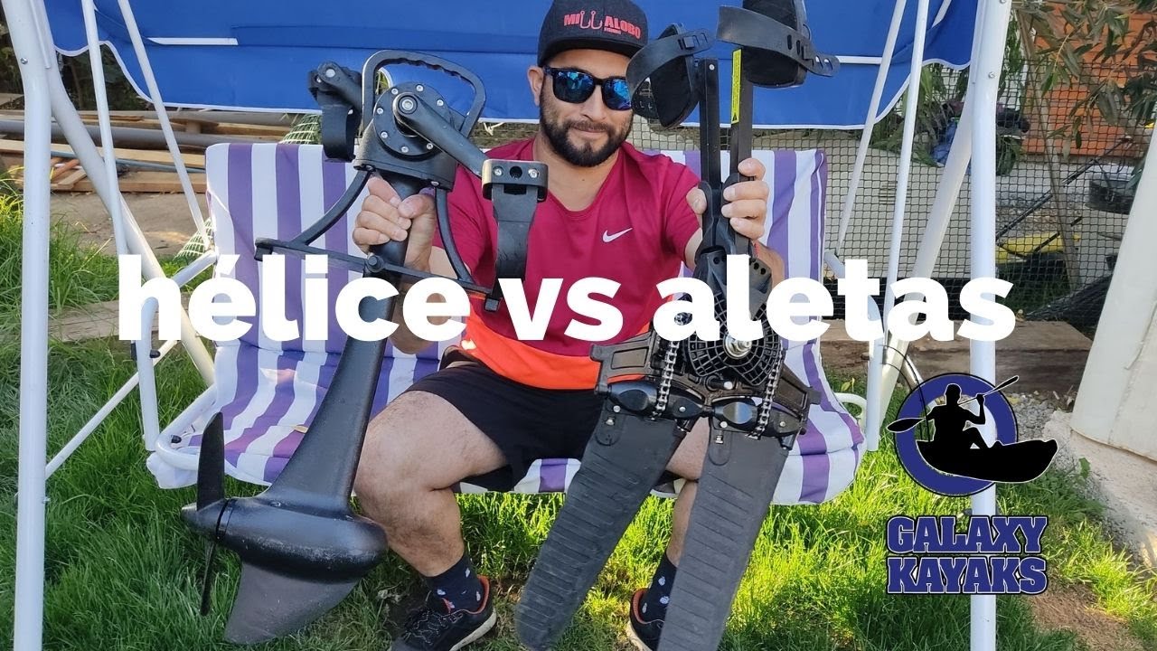 kayak aletas VS Hélice     ¿Cuales son sus diferencias?