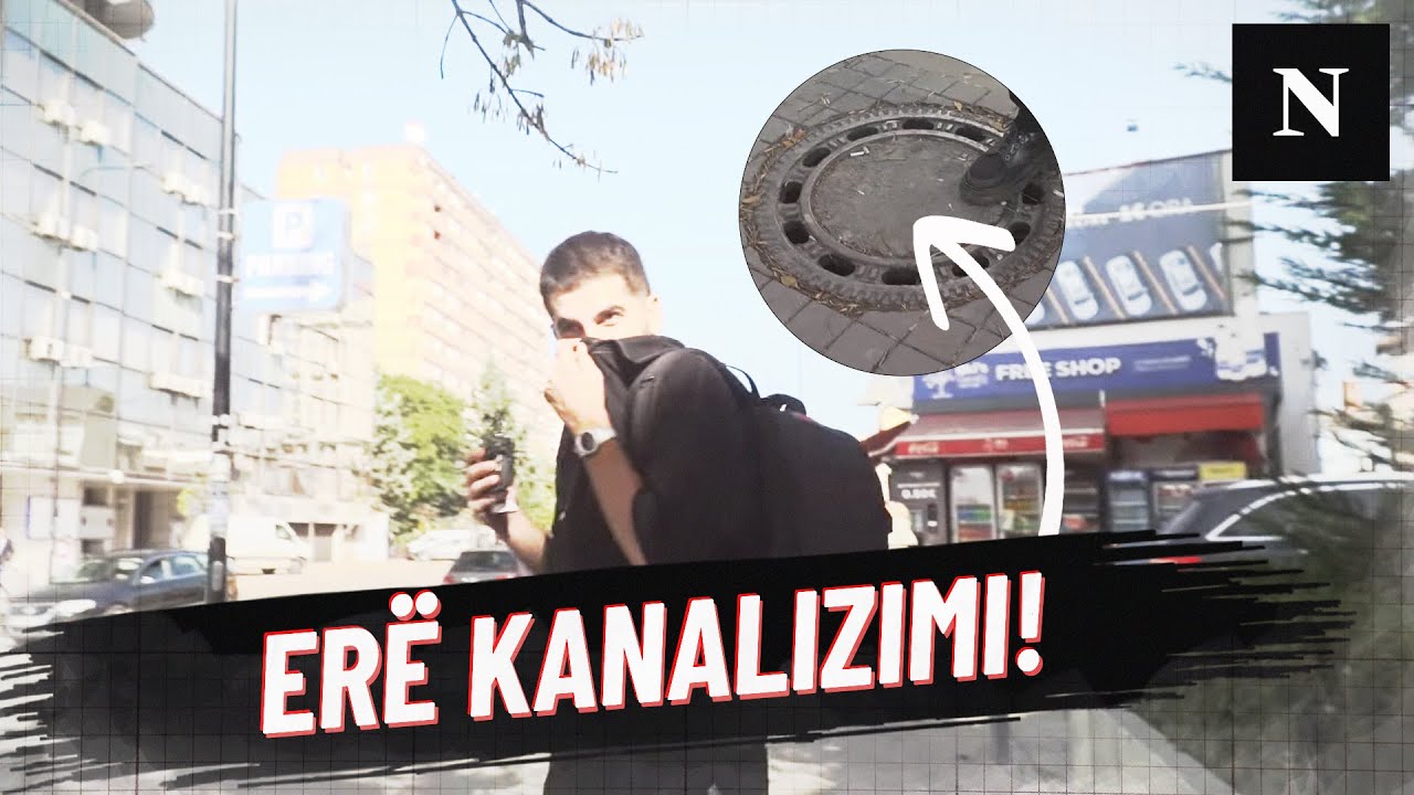 Er&euml; kanalizimi: Kryeqytet q&euml; kund&euml;rmon, Burim Pacolli mezi p&euml;rballon er&euml;n n&euml; qend&euml;r t&euml; Prishtin&euml;s