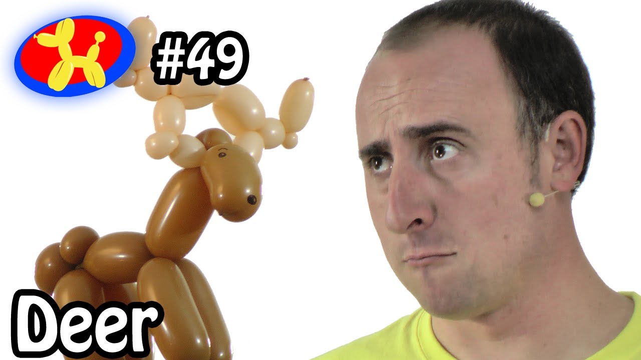 Balloon Deer - Balloon Animal Lessons #49