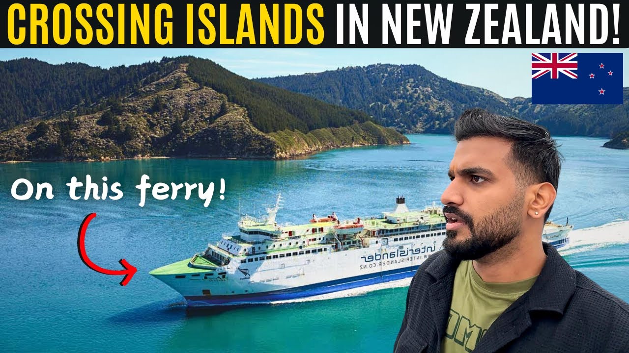 Sailing into Paradise: NZ's SOUTH ISLAND by Ferry! 🇳🇿(Stunning Views!)