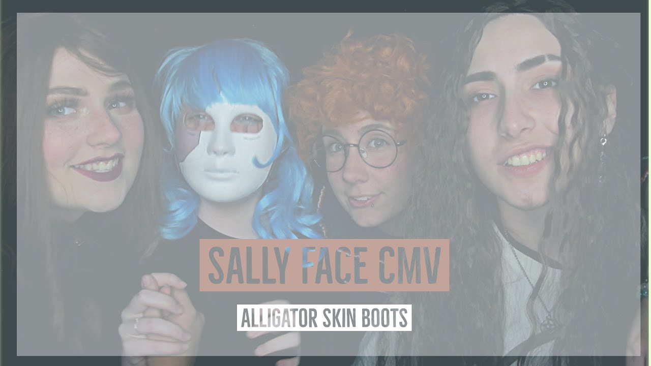 SALLY FACE: Alligator Skin Boots CMV