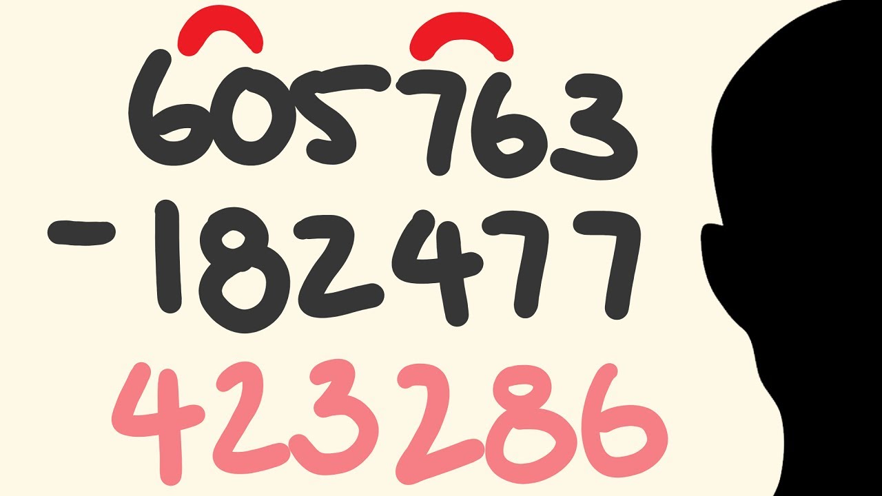 Easy Mental Subtraction Trick for BIG Numbers