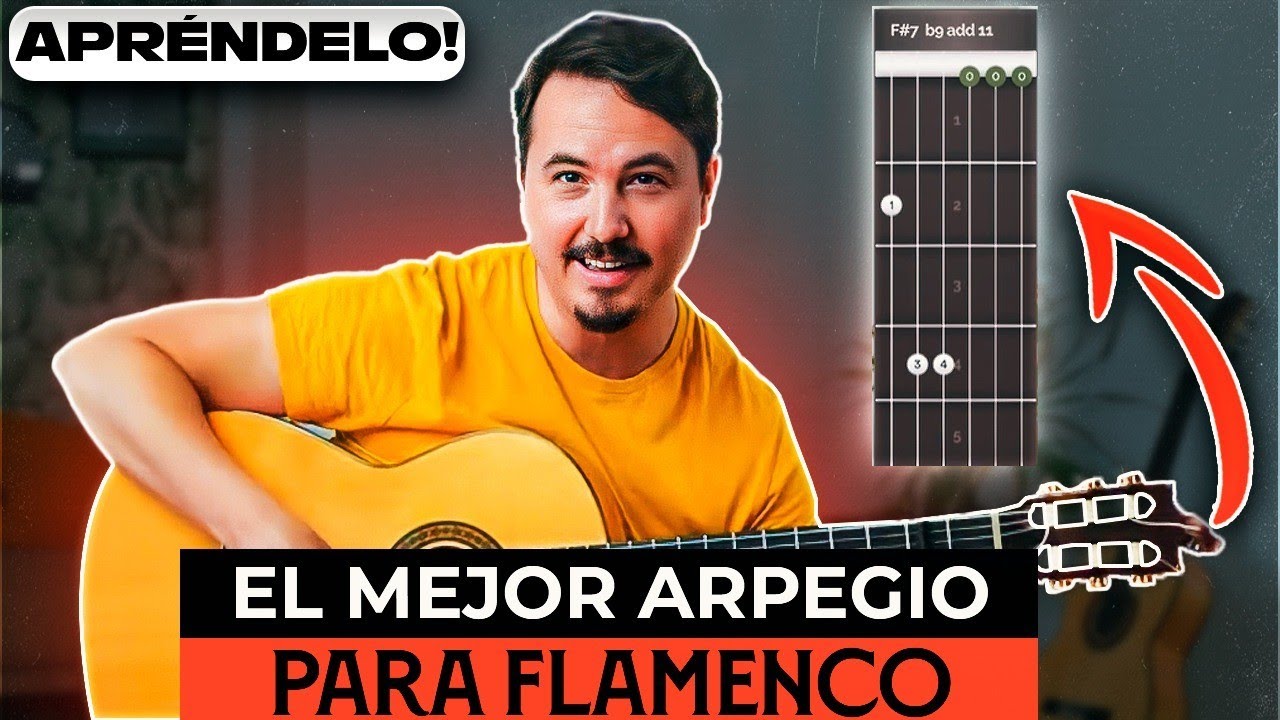 👉Este el MEJOR Arpegio para empezar a tocar la Guitarra FLAMENCA (+TABS)