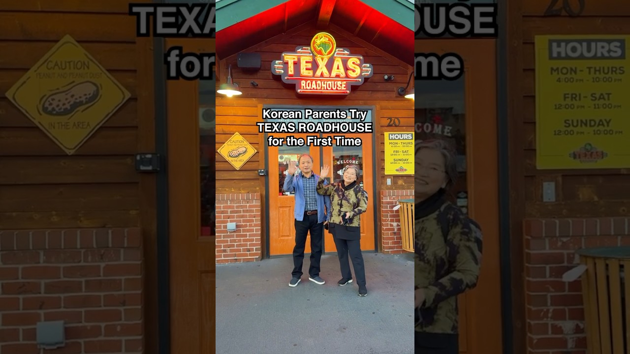 Korean Parents Try TEXAS ROADHOUSE for the First Time