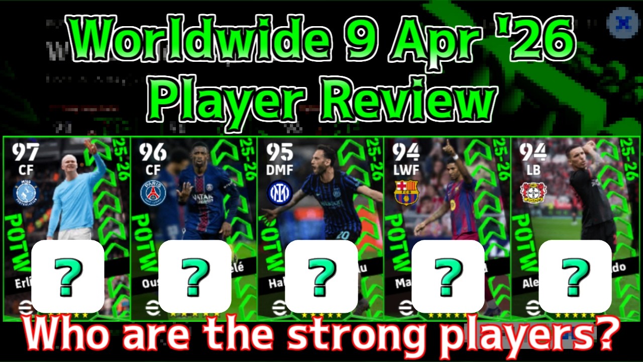 POTW Worldwide 9 Apr '26 Player Review │ eFootball Mobile 2026