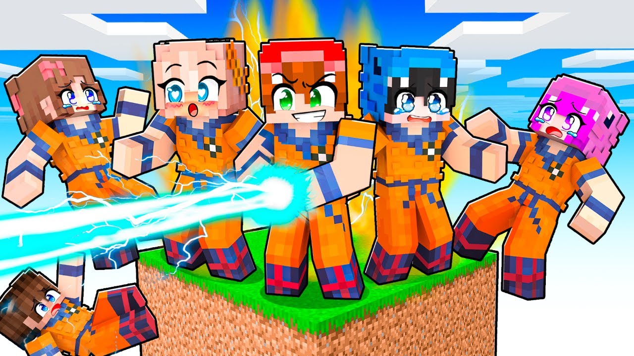 Atrapados en un BLOQUE de ANIME en Minecraft!