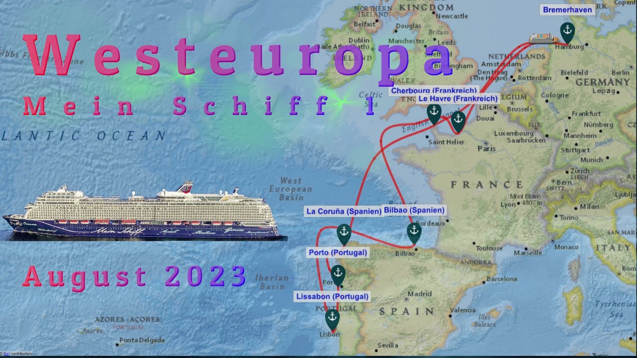 2023 08 Westeuropa mit Mein Schiff 1