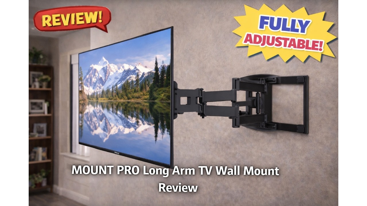 📺 MOUNT PRO Long Arm TV Wall Mount Review 🛠️