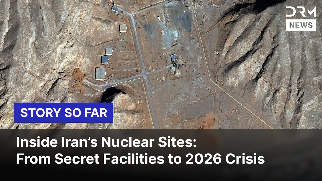 Inside Iran's Nuclear Sites: Secret Facilities, Preemptive Strikes,  & 2026 Crisis | DRM News | AH1I