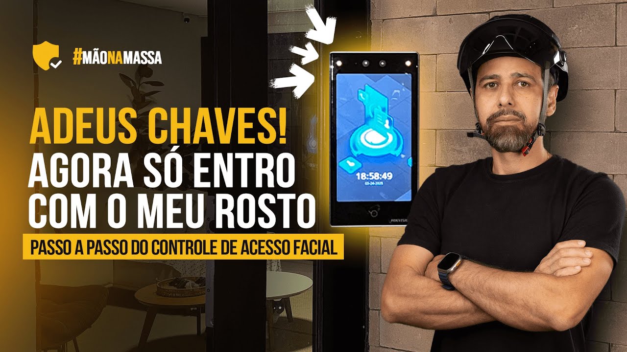 Como instalei o Controle de Acesso Facial na minha porta - Passo a Passo