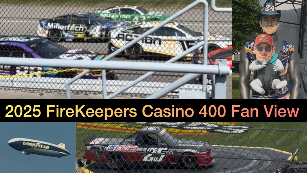 2025 FireKeepers Casino 400 Fan View - Insane Racing At Michigan International Speedway (200 MPH!)