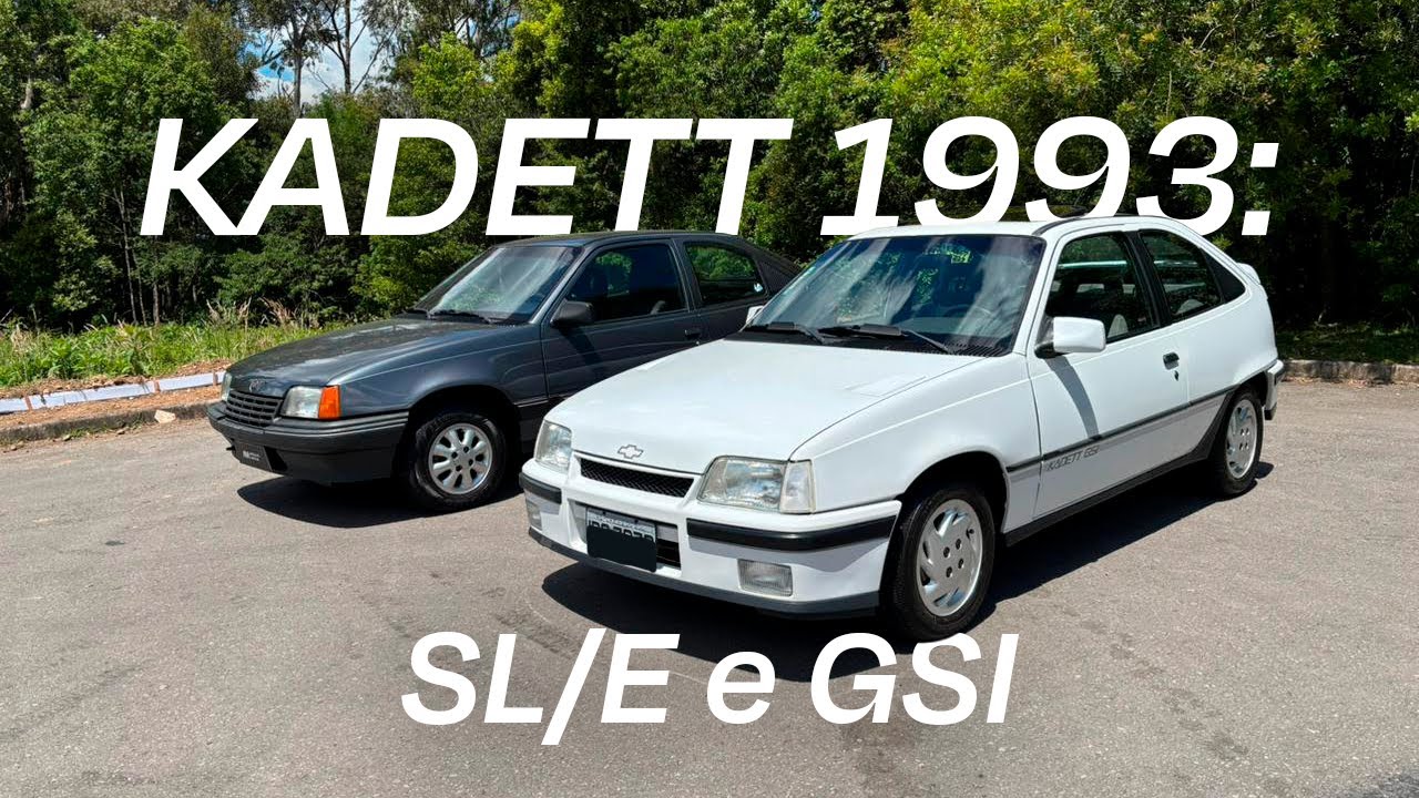 Chevrolet Kadett 1993: SL/E e GSI - Suas principais diferenças 