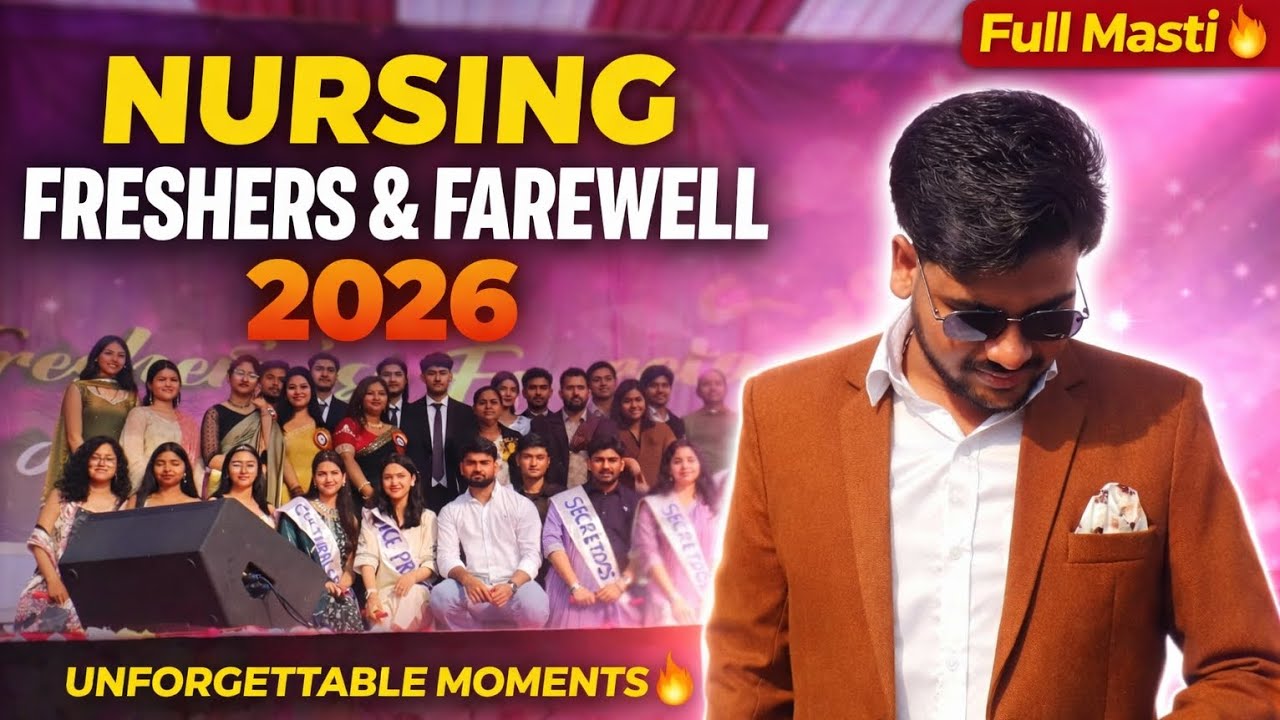 Dims Nursing freshers and farewell 2026|bsc nursing by Yuvraj|freshers|farewell|medical College life