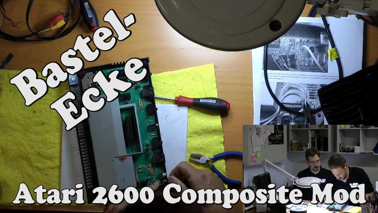 Besseres Bild am Atari 2600: Composite-Mod (Bastel-Ecke Live)