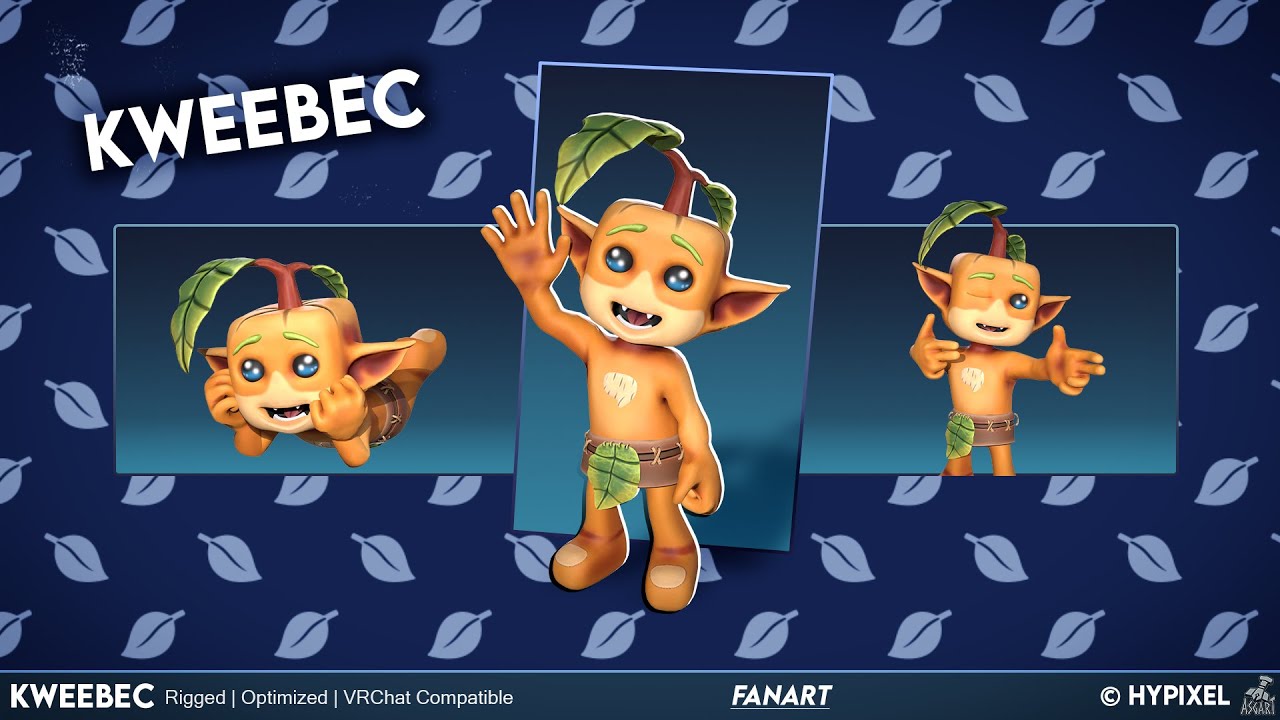 Kweebec | 3D Hytale Fanart | VRChat-Ready Avatar