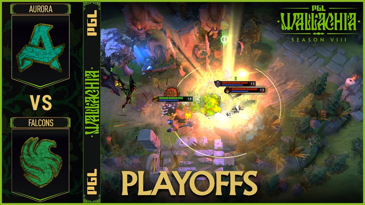 WINNER TO GRAND FINAL! AURORA vs FALCONS - HIGHLIGHTS - PGL Wallachia Season 8 | DOTA2