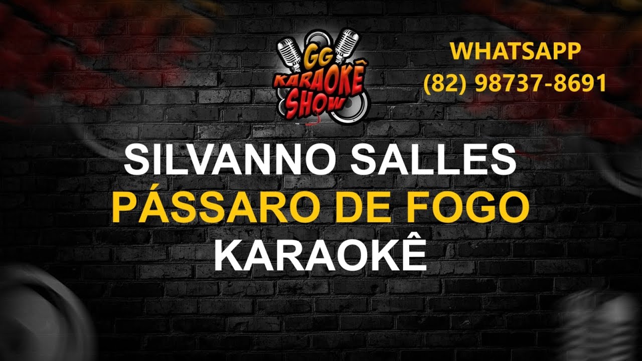 Pássaro de Fogo - Karaokê Com Backing Vocal/ Silvanno Salles